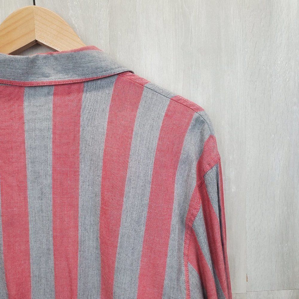 Together Vintage Striped Button Down Shirt G-0184 - Picture 7 of 9